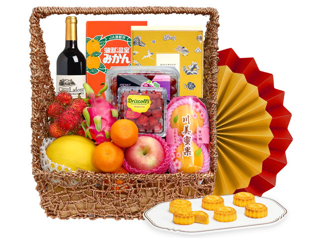 Mid-Autumn Gift Hamper - Mid Autumn Rosewood Moon Cake With Fancy Gift Hamper FH222 - MW0731A1 Photo