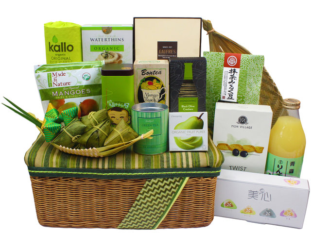 Wine n Food Hamper - Dragon Boat Festival HK Peninsula Hotel Rice Dumpling Deluxe Gift Basket K18 - L3122584 Photo