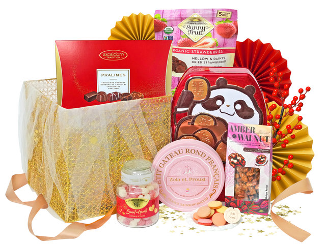 新年果籃Hamper - 甜蜜團圓賀年美食禮籃 FH256 - CH20110B8 Photo