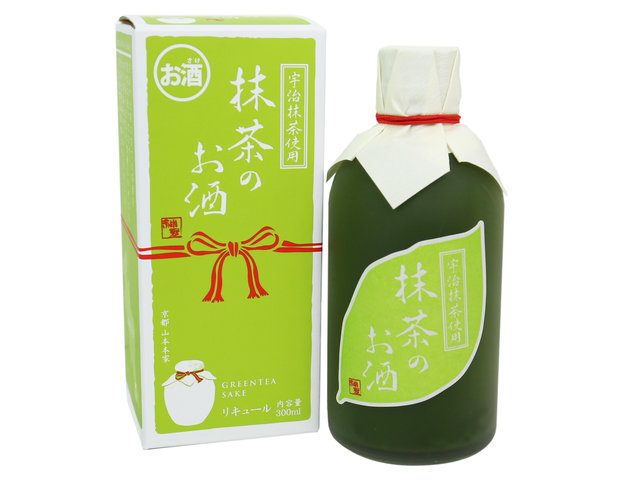 花店附加礼物 - 日本京都 神圣抹茶酒 300ml - OL0721A1 Photo